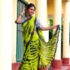 Green Mul Cotton Saree